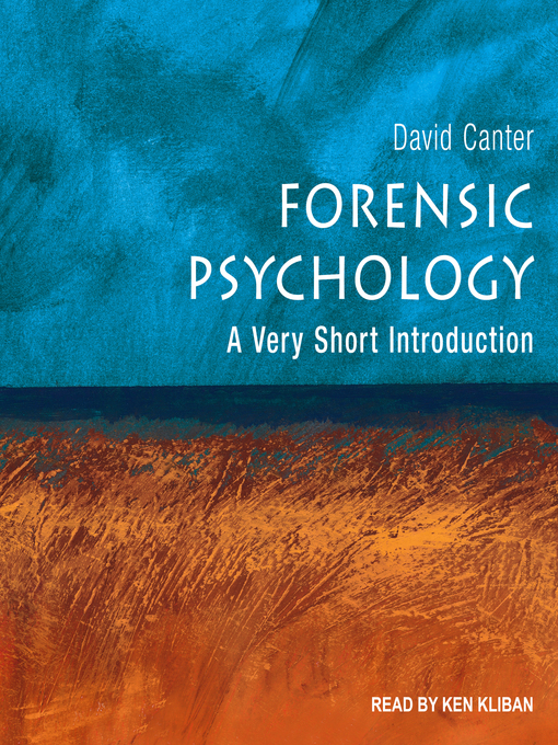 Title details for Forensic Psychology by David Canter - Available